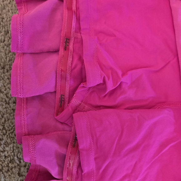 Lululemon Pace Setter Skirt 4-way Stretch Transverse Stripe Paris Perfection 10 - Picture 3 of 7